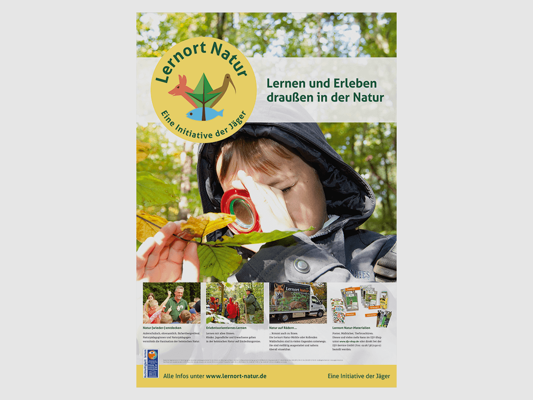 Miejsce nauki Natura Plakat informacyjny