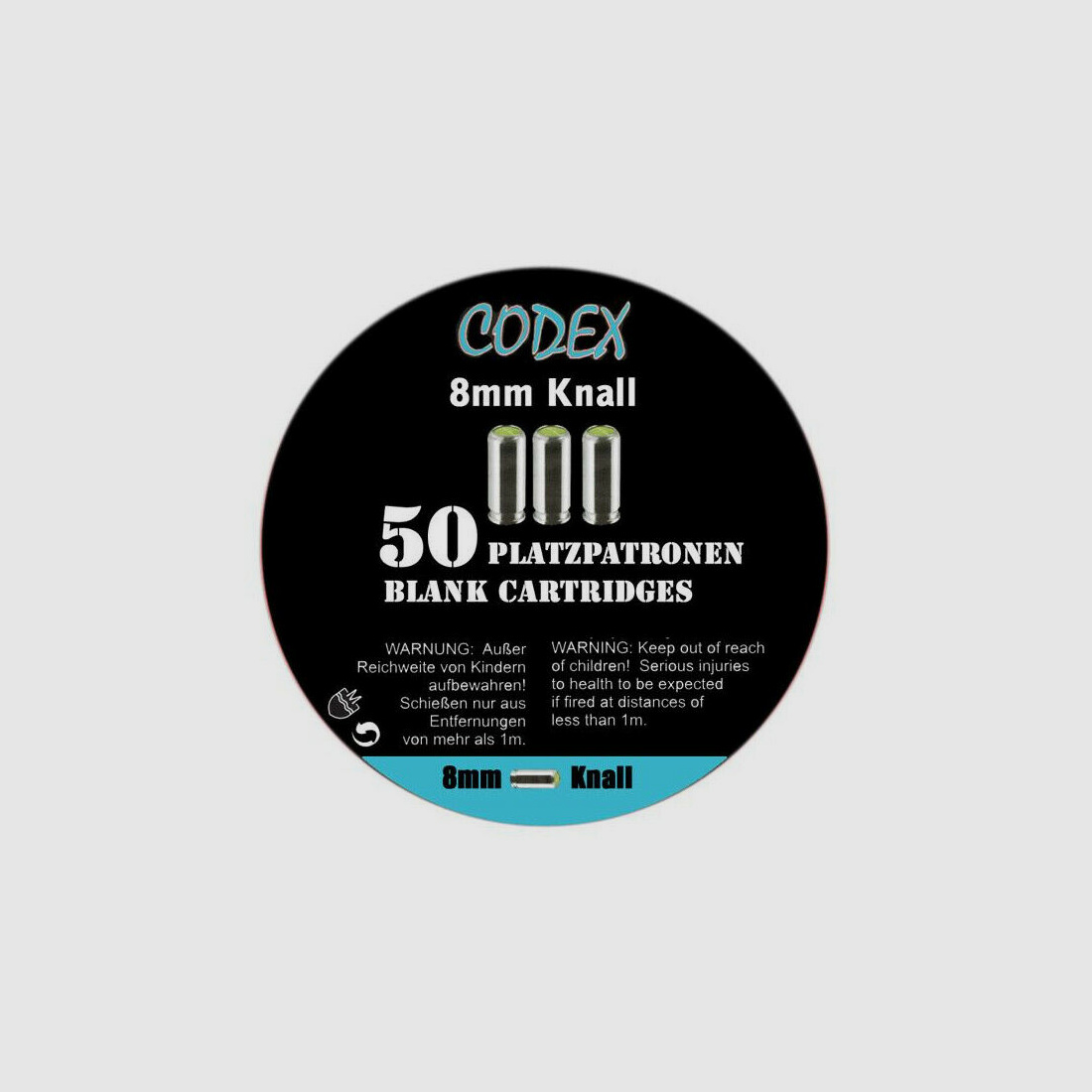 Codex Platzpatronen 8mm Schreckschuss