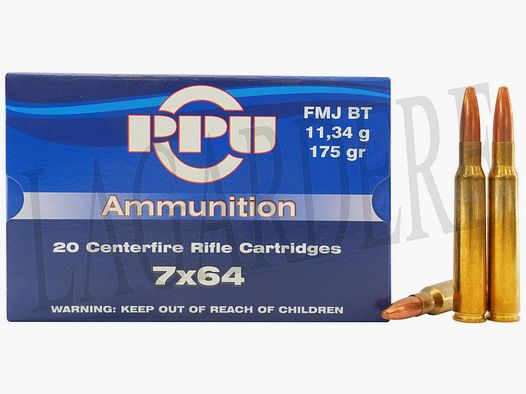 PRVI PARTIZAN A-167 175 GRS/11.34G FMJBT (cartridge with bullet)