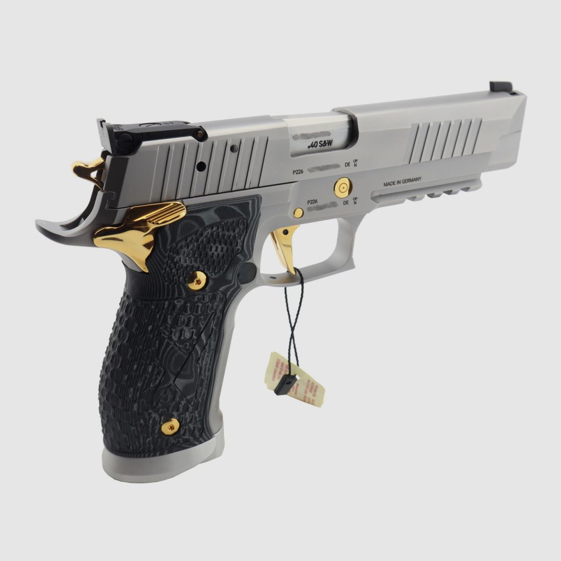  Sig Sauer P226 X-Five Supermatch Stainless & Gold eine der letzten aus deutscher Fertigung