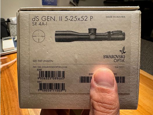 Swarovski dS 5-25x52 P Gen. II SR Zielfernrohr Neuwertig 