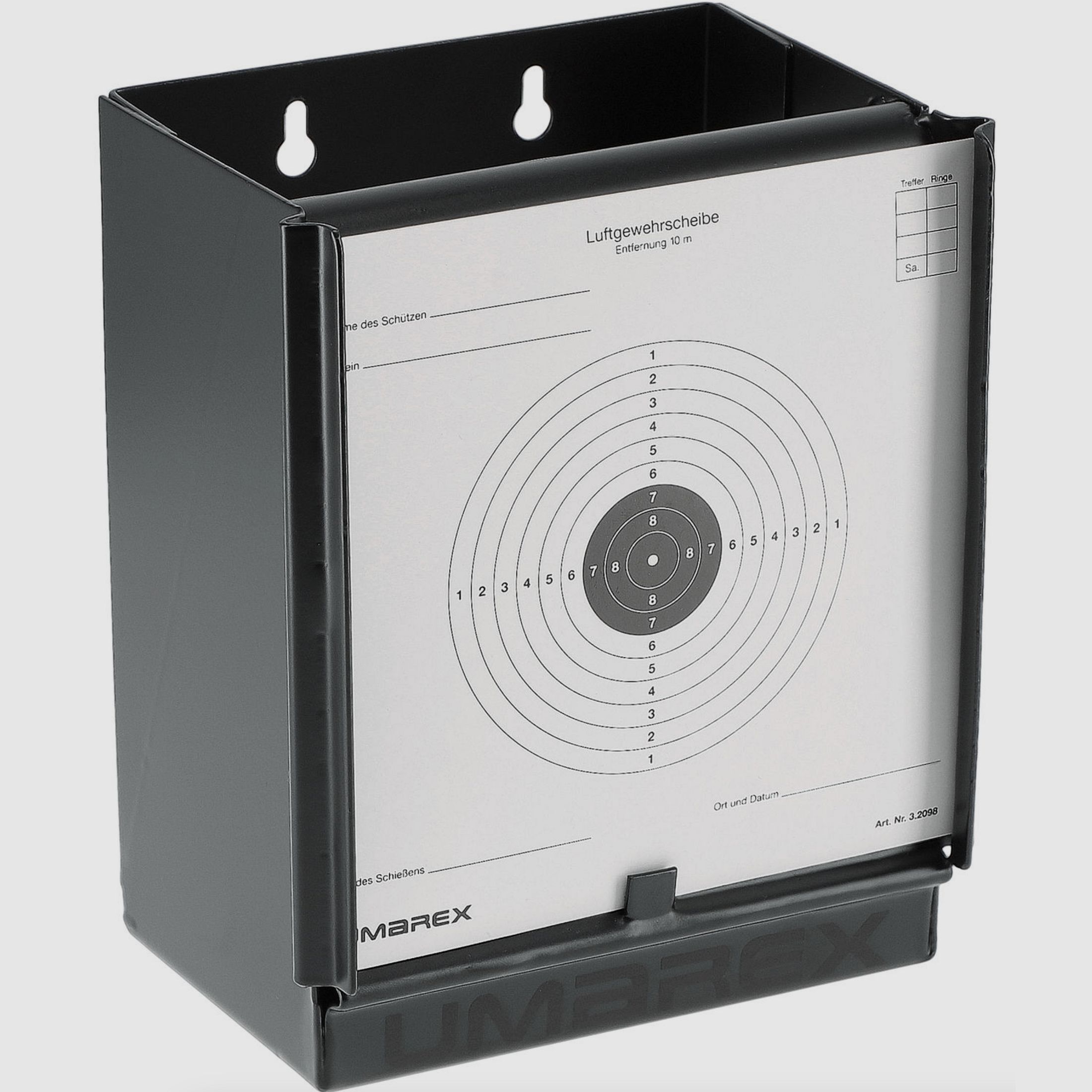 Umarex 3.2089 Geschossfangkasten Target 14x14 inklusive 10 Papierscheiben
