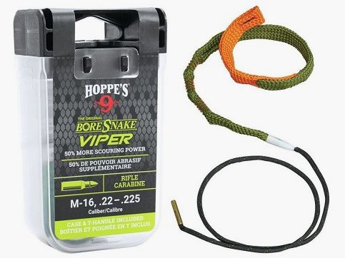 Hoppe’s BoreSnake Viper – Cleaning Cord M16 / Cal. .22-.223 Rifle #24011VD | Boxed Edition