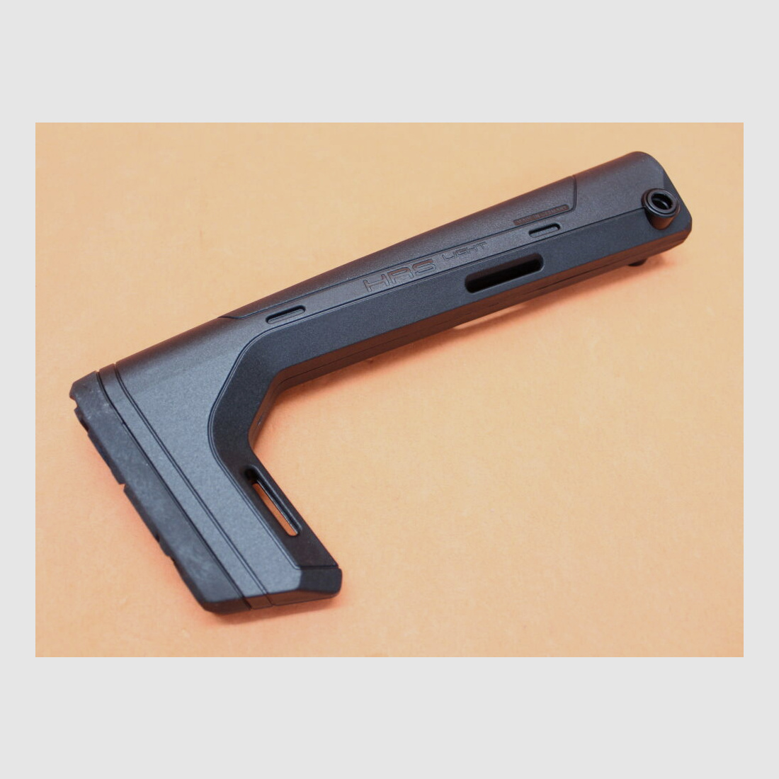 HERA AR-15: Calci HERA HRS-B Light (12.43) BLK Calcio fisso in polimero nero/ Calcio fisso nero