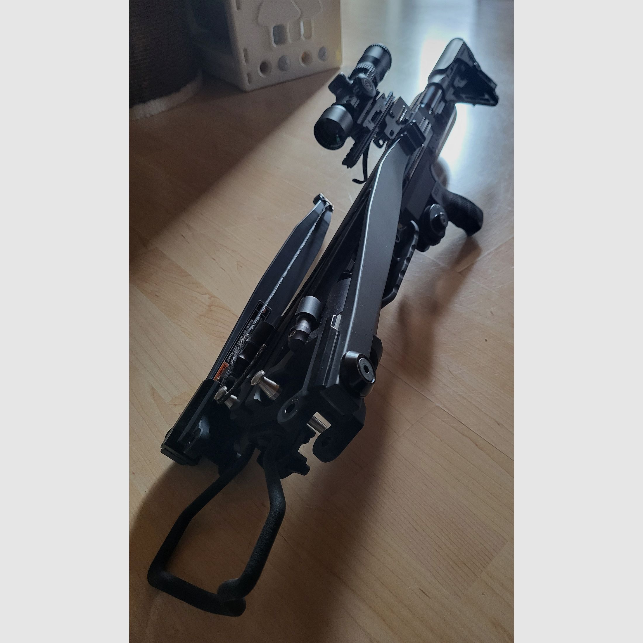 Steambow ONYX – PowerUnit | Selbstspannende Armbrust | inkl. Ersatzsehne & Köcher 