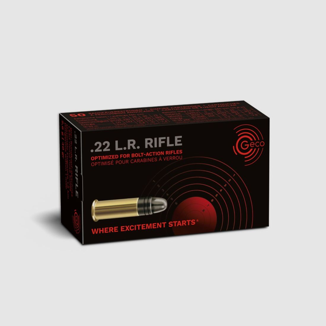 .22LR GECO FUCILE 40gr