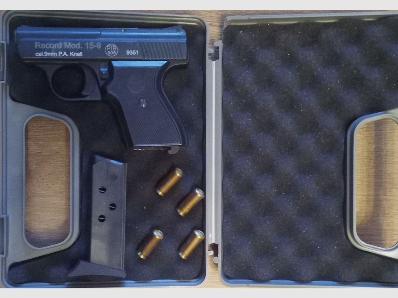 9mm Pistolet Schreckschuss Record Mod.15-9, PTB 906