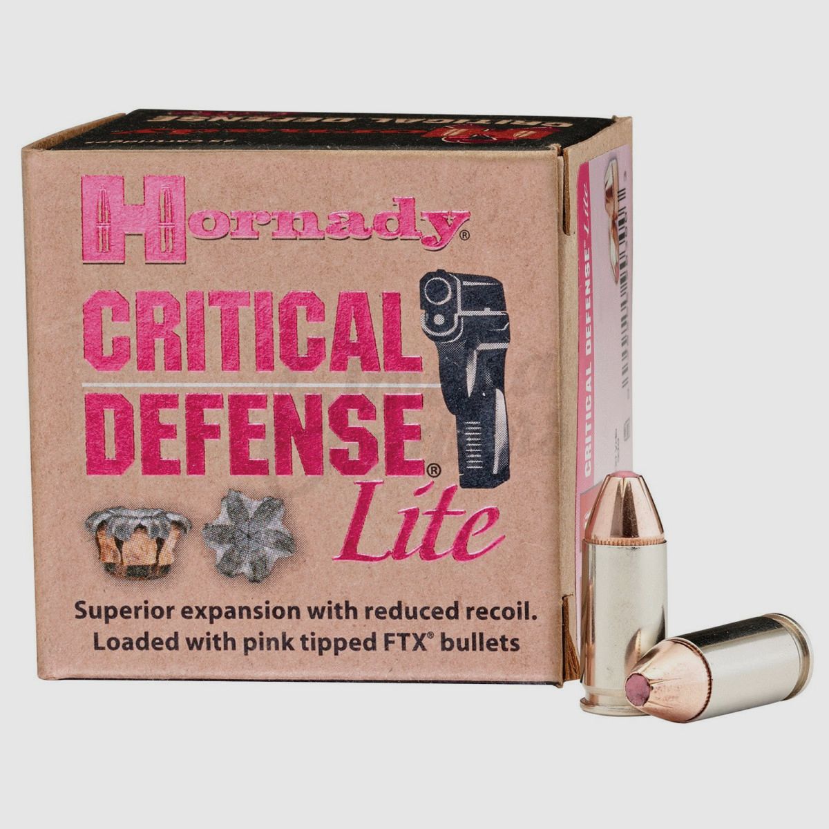9x19 Hornady FTX Critical Defense Lite 100gr/6,47g (90240)