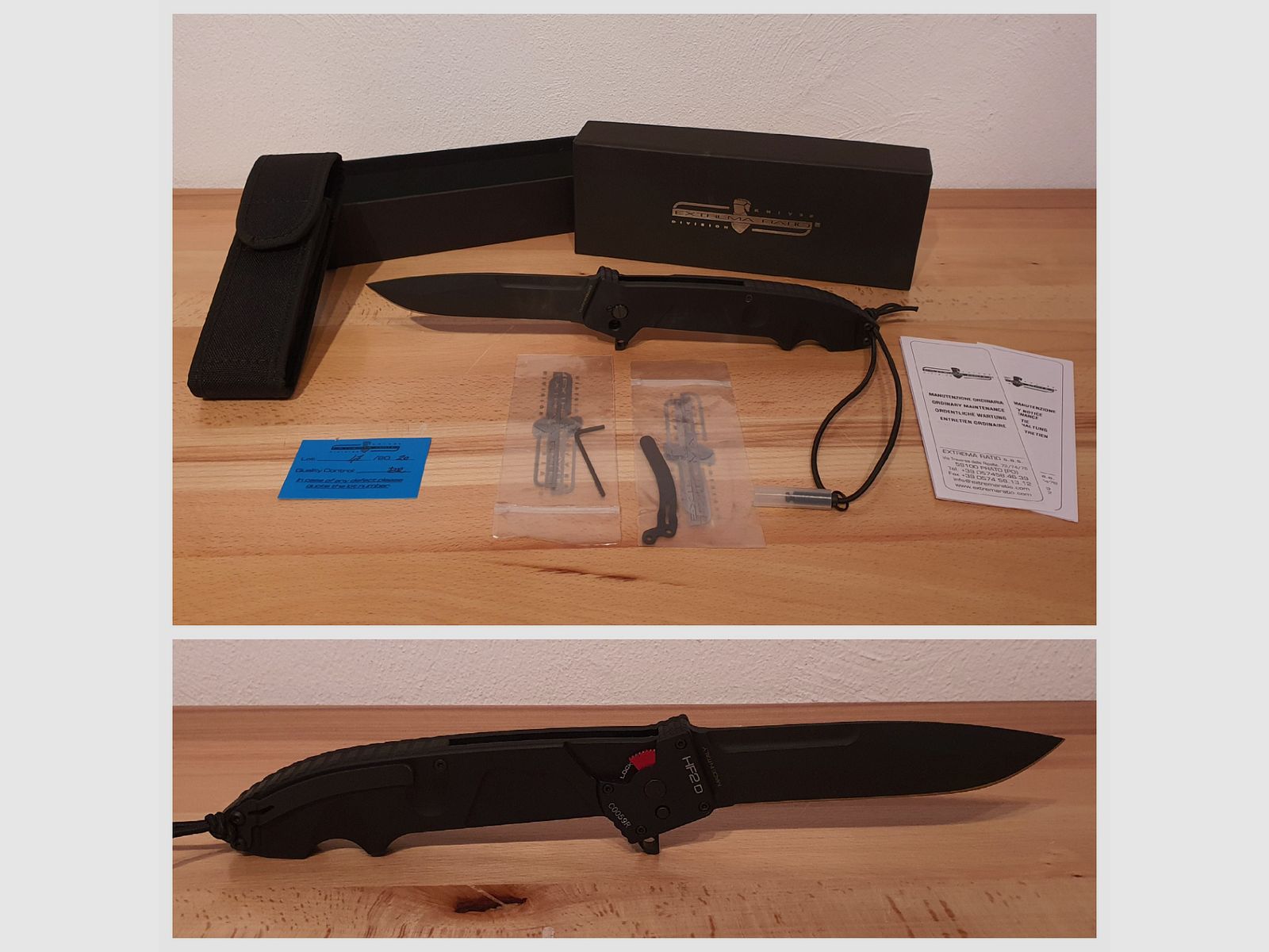 Extrema Ratio HF2 D Black pocket knife / knife
