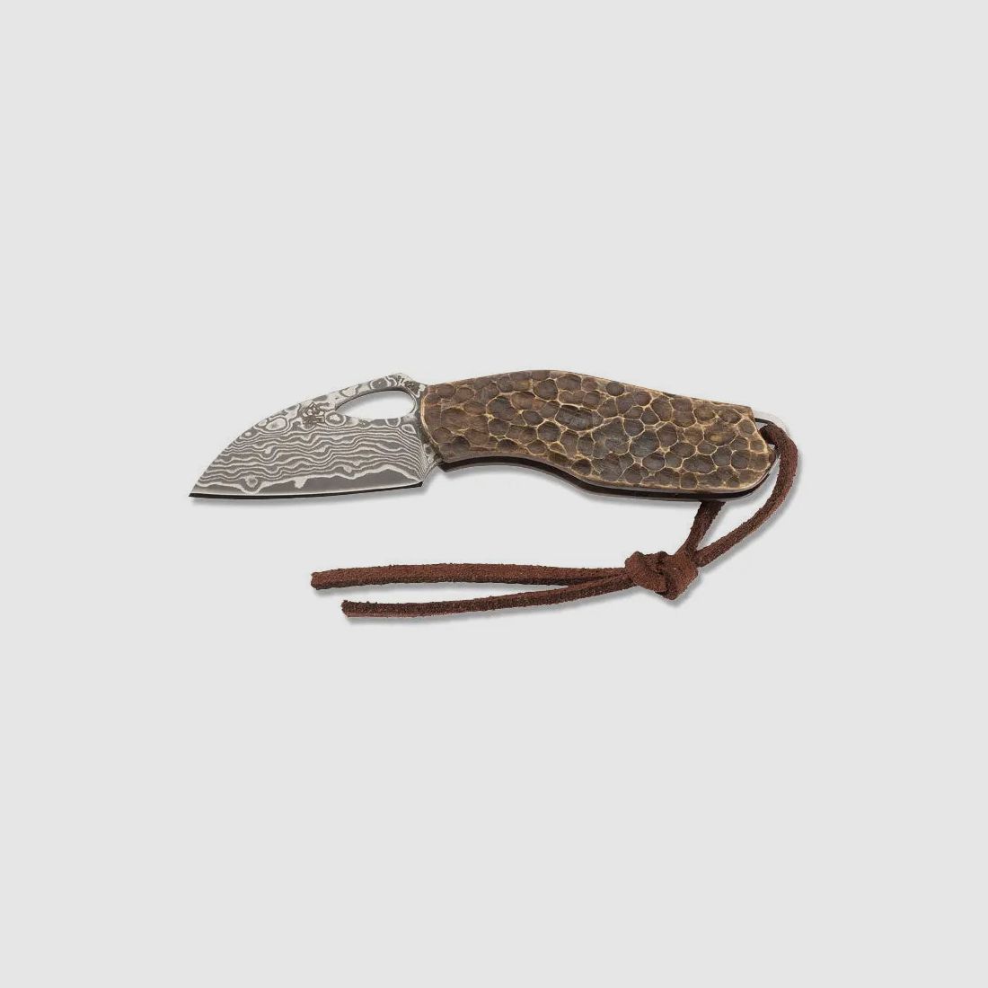 PUMA TEC Mini Pocket Knife, Damascus (Miniature Knife)