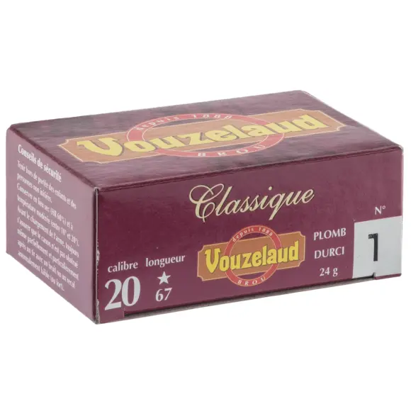 Patronen Vouzelaud Classique Grand Culot Kaliber 20/67, Bild 1 von 4