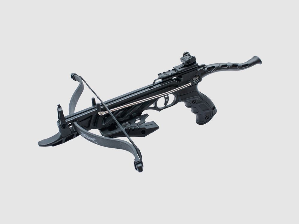 Pistola ad arbalete Alligator 80 lbs nera