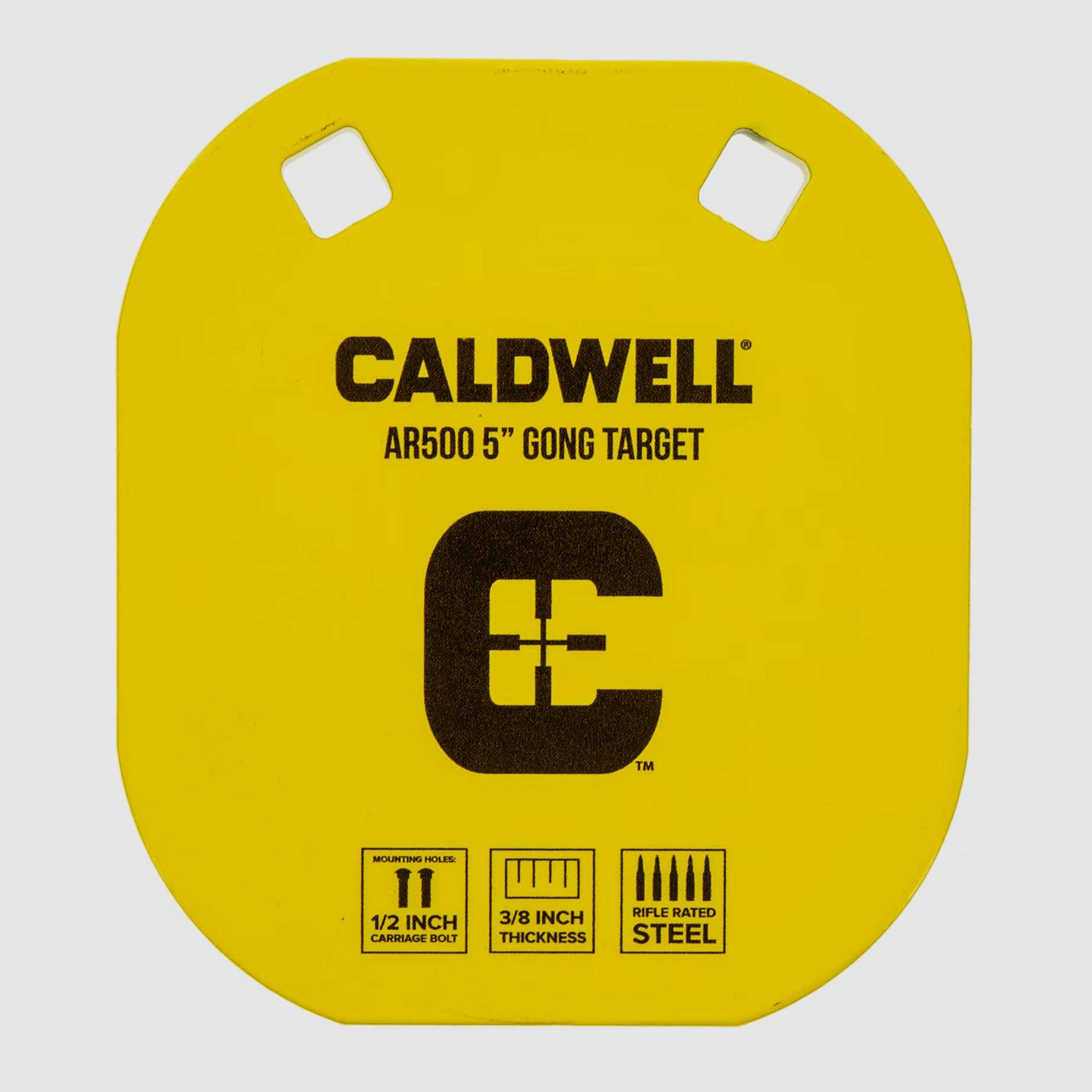Caldwell AR500 Gong Target C - 5''