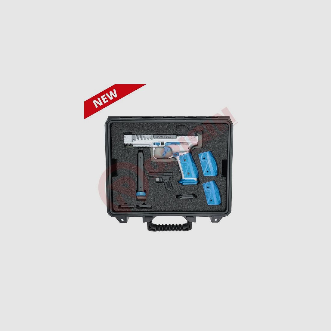 CANIK SFX9 RIVAL STEEL CHROME BLUE, image 2 sur 2
