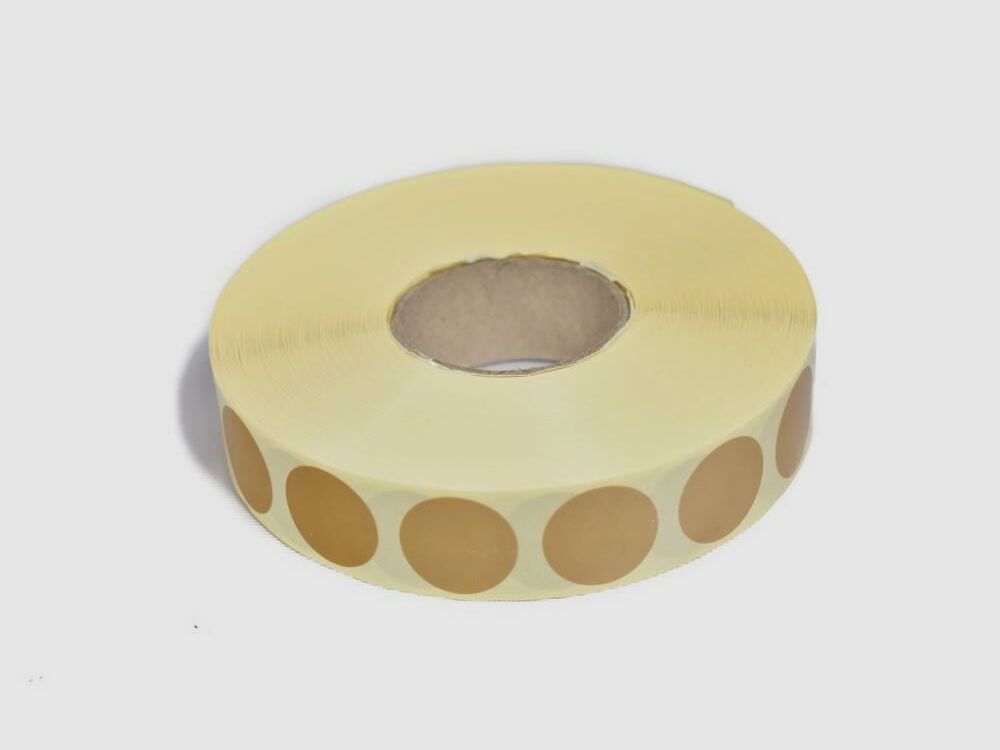 Euroshot shooting patches 3000PCS 20mm, round, tan - brown