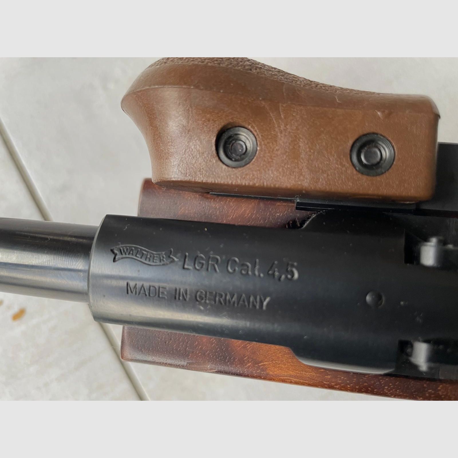 Walther LGR luftgewehr  Seitenspanner 