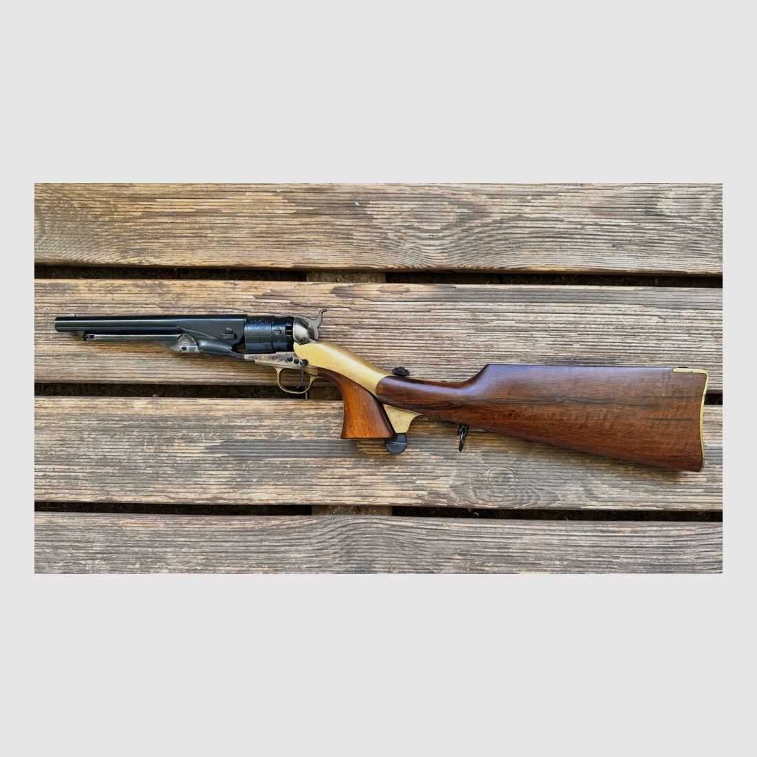 Colt Army 1860 mit Anschlagsschaft .44(BlackPowder)