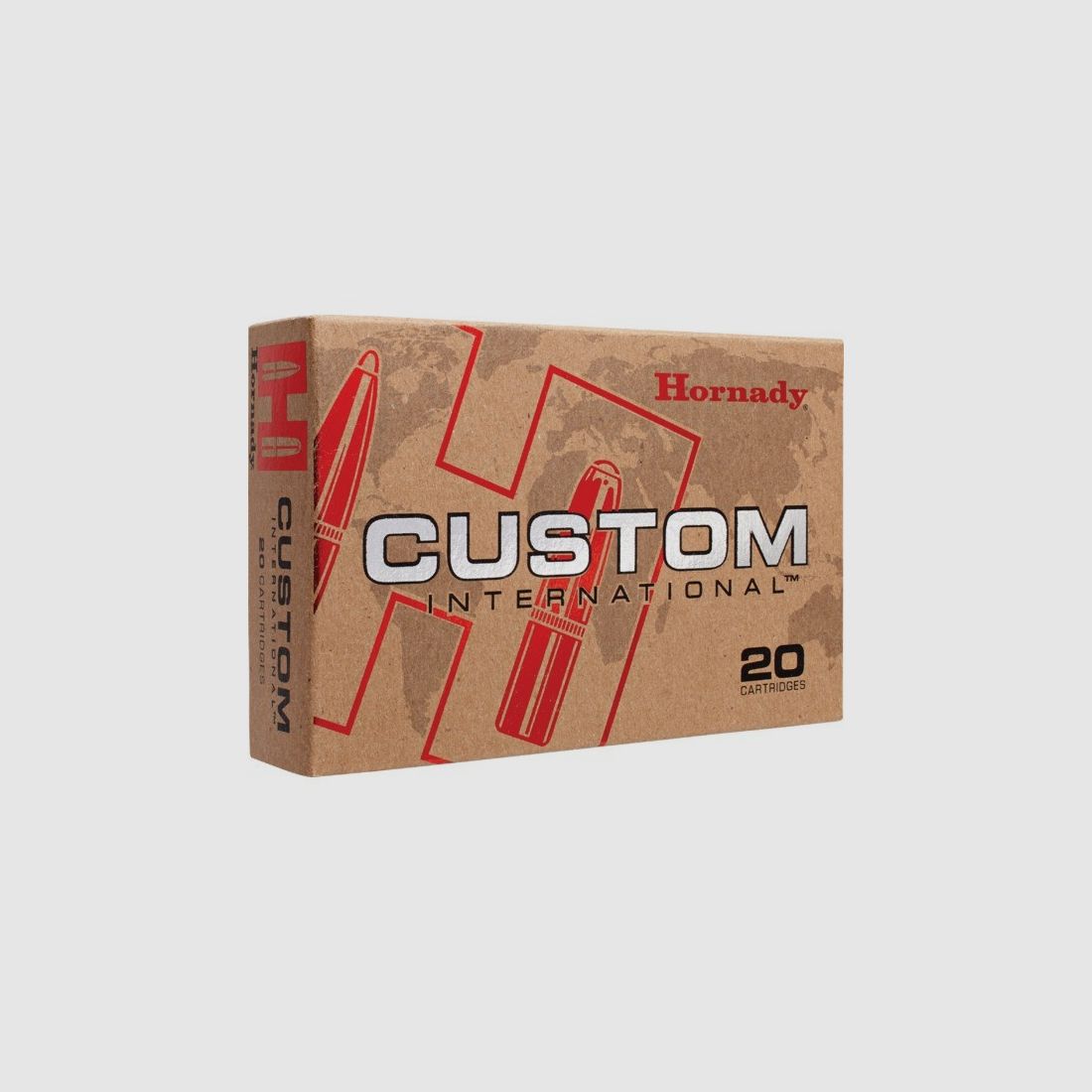 Hornady Custom International .30-06 Sprg. 220GR InterLock RN 20 Patronen