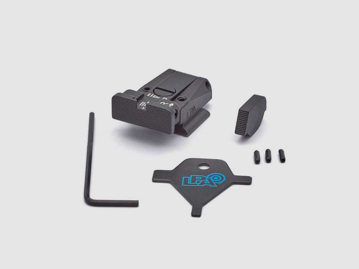 Set di mire regolabili LPA SPR91RU07 per Ruger P90, P91, P92, P93, P94, P95, P97, immagine 1 di 3