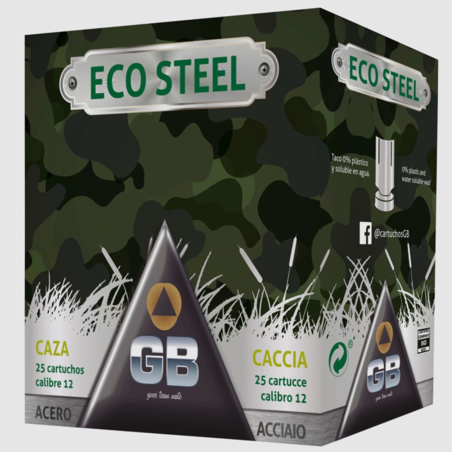GB 12/70 ECO Steel 3,0mm 30g Schrotmunition Bleifrei 25 Stk.