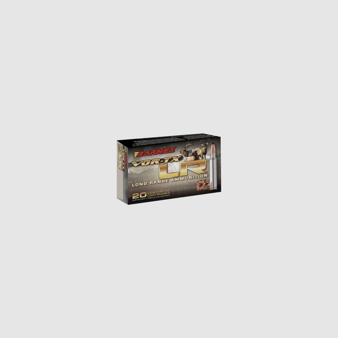 Barnes VOR-TX Long Range 7mm Rem. Mag. 139GR LRX Boat Tail 20 Patronen