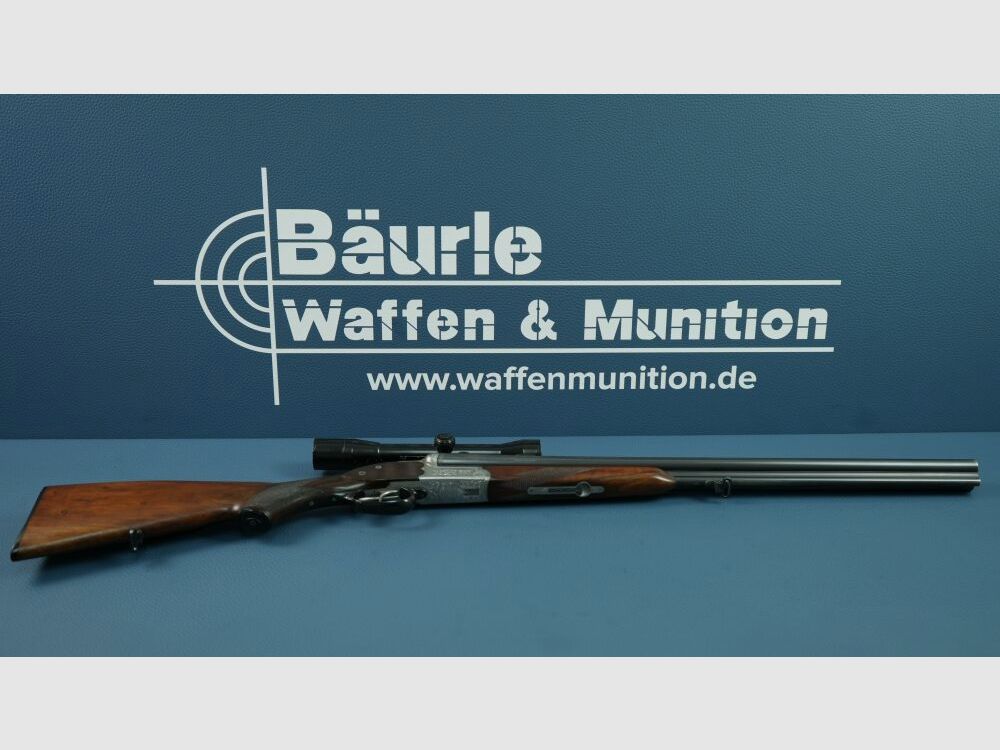 Sauer & Sohn Drilling (vmtl. Modell 3000) - mit Einstecklauf .22WinMag 16/70;7x57R