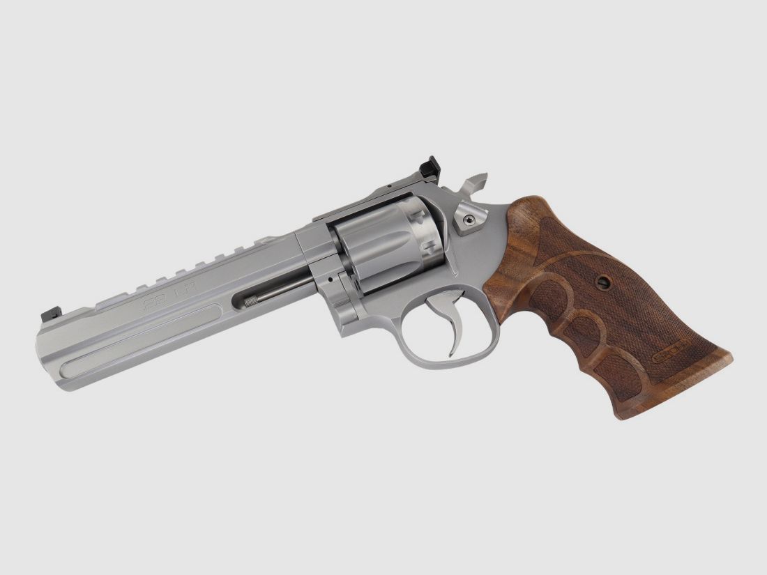 SPOHR 286 Competition Stainless .22lr 6 Zoll Revolver Made in Germany