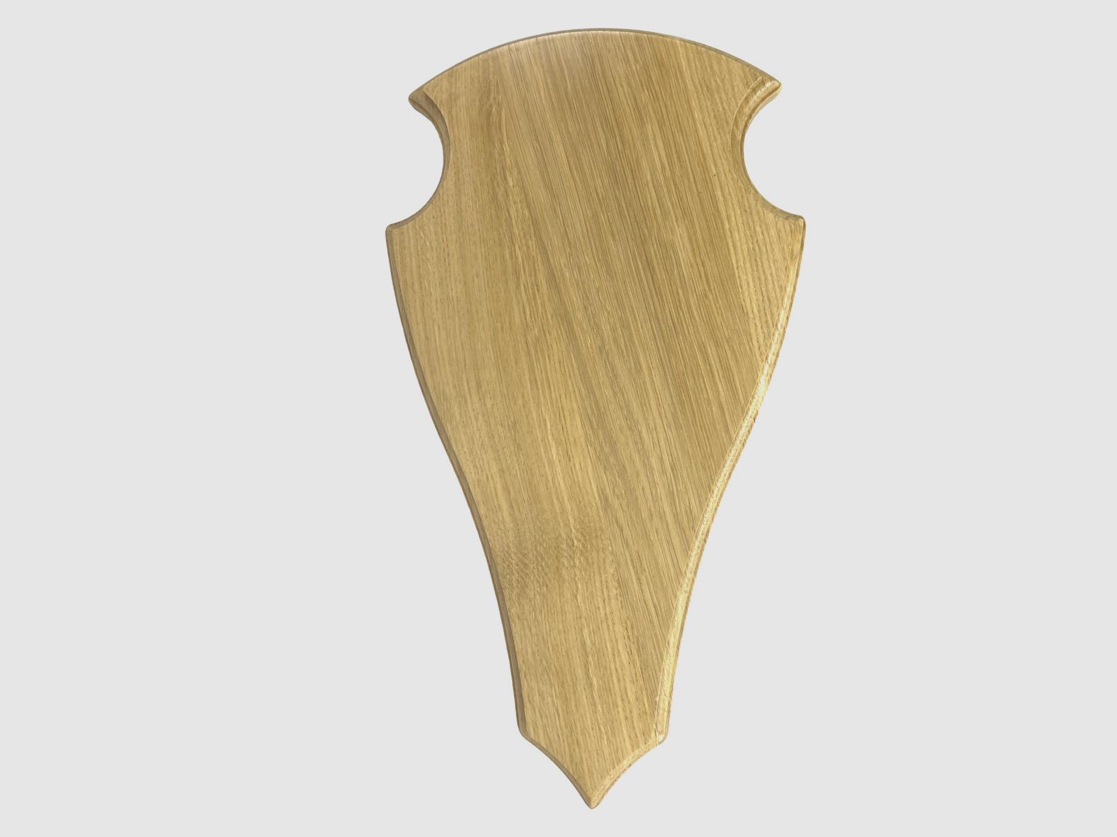 <Trophy plaque for fallow deer 38x20 light pointed>