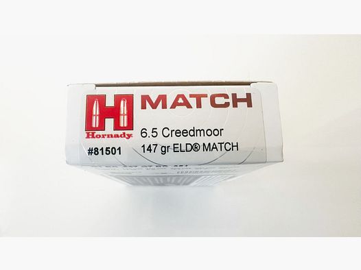 Hornady 147 grs. ELD Match