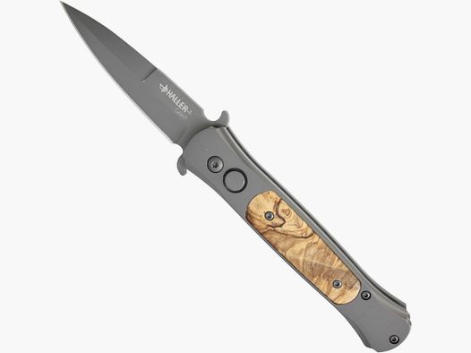 Springmesser Titan und Olivenholz mit Parier