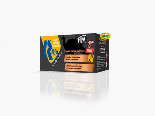 RIO cartouches ROYAL TURKEY MAGNUM cal.12 gr.50 pb.5 spécial pigeon