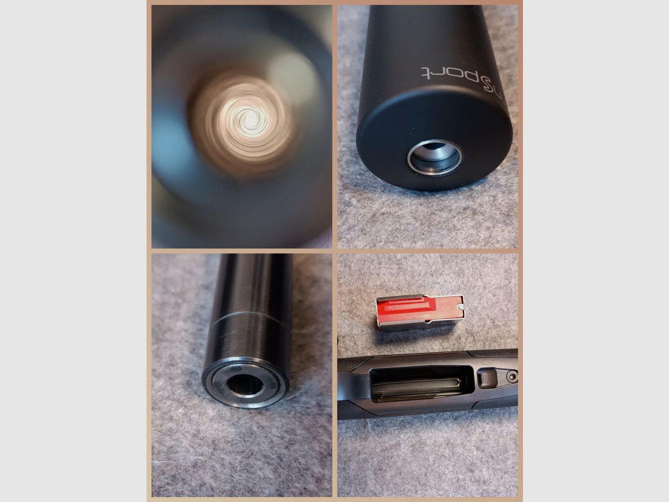 Steel Action Modell Steel Action HS gekürzter Lauf mit Schalldämpfer