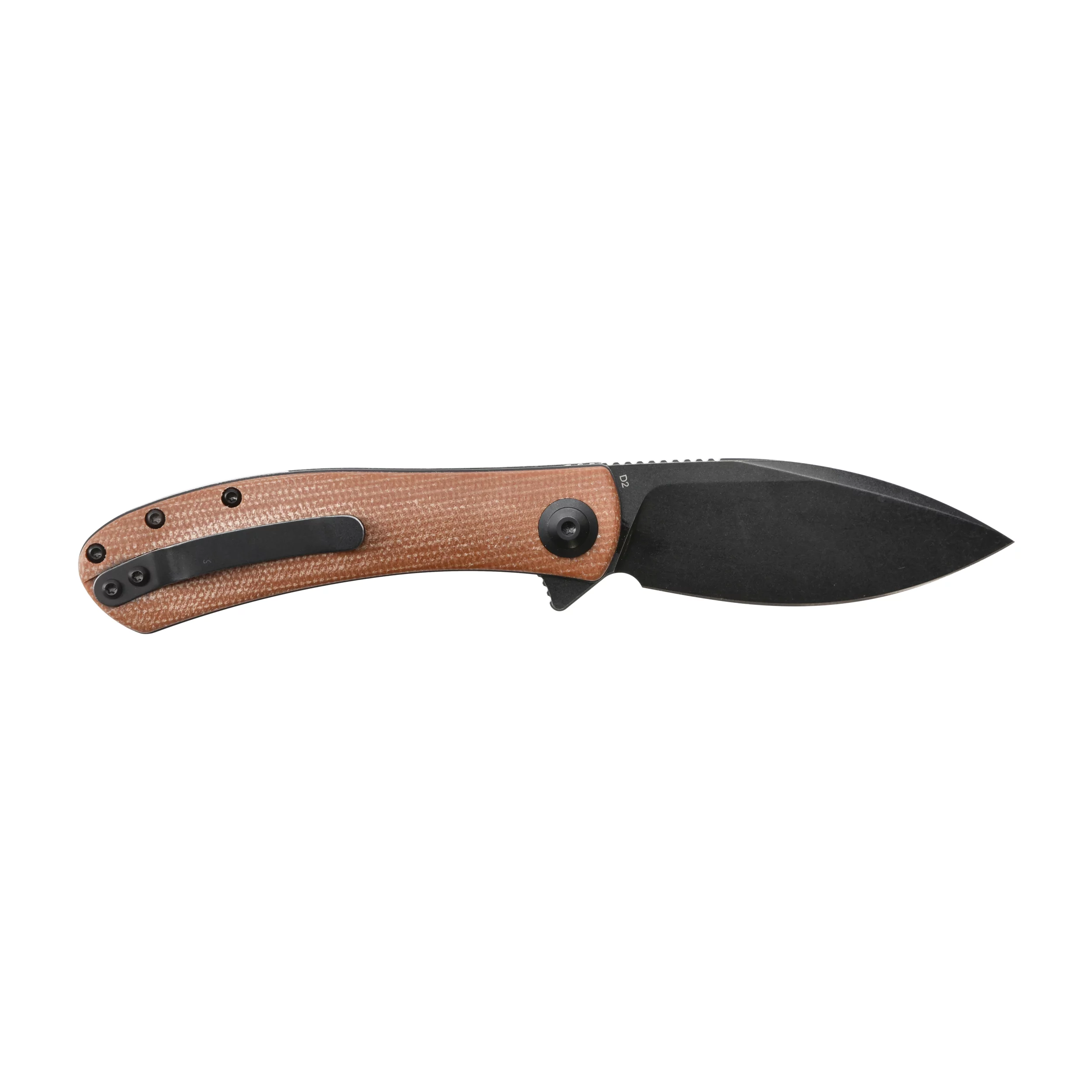 Nóż składany Trollsky Knives Mandu brązowy/czarne ostrze, wersja limitowana, zdjęcie 4 z 10