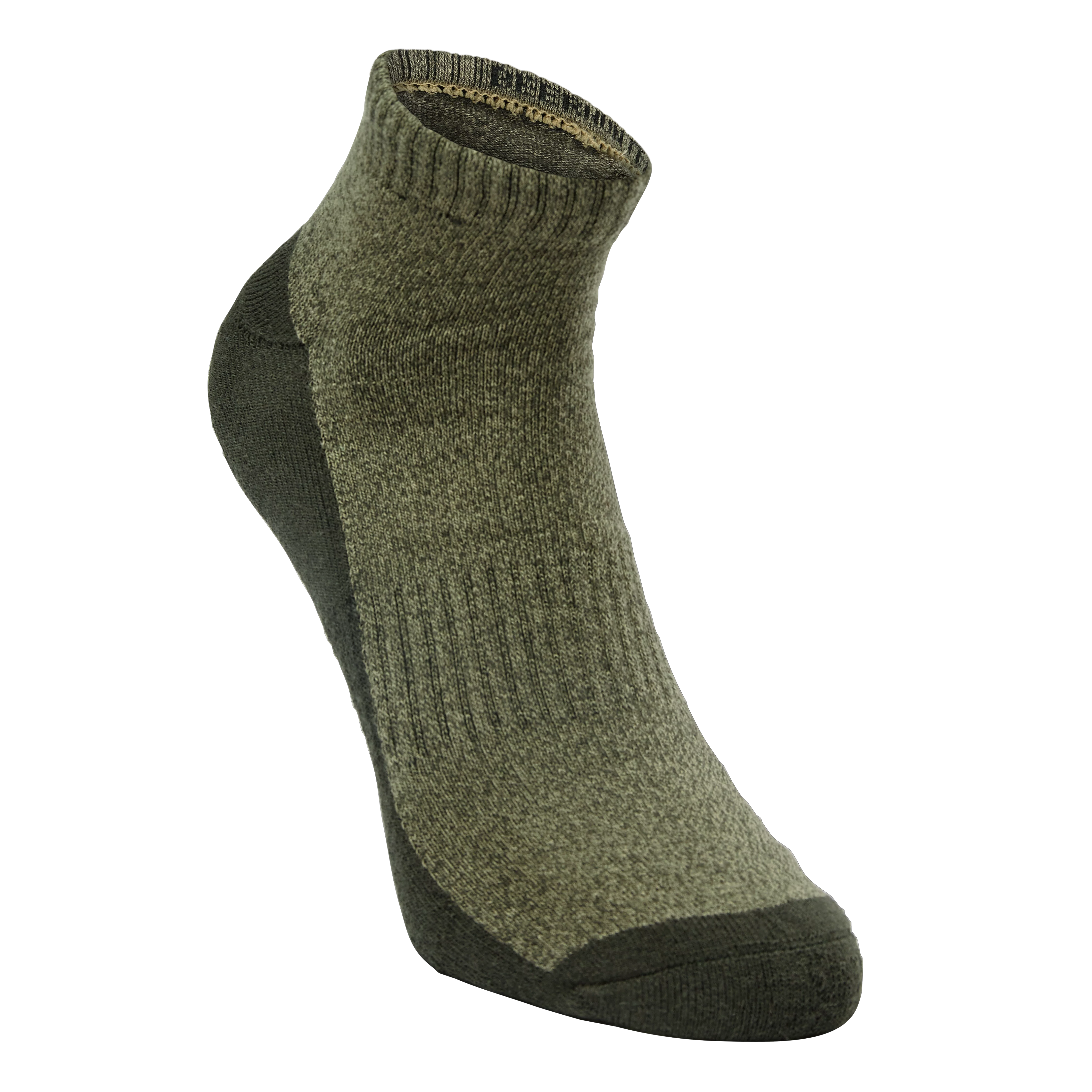Chaussettes invisibles en mélange de chanvre - Green, image 1 sur 2