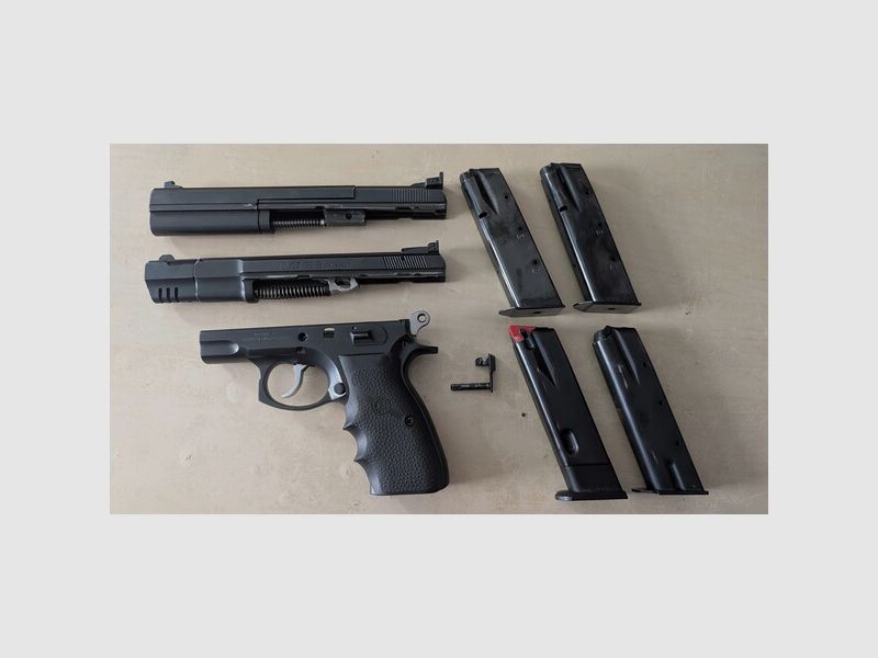 CZ 75 B mit Frankonia Tuning und Peter Stahl Wechselsystem