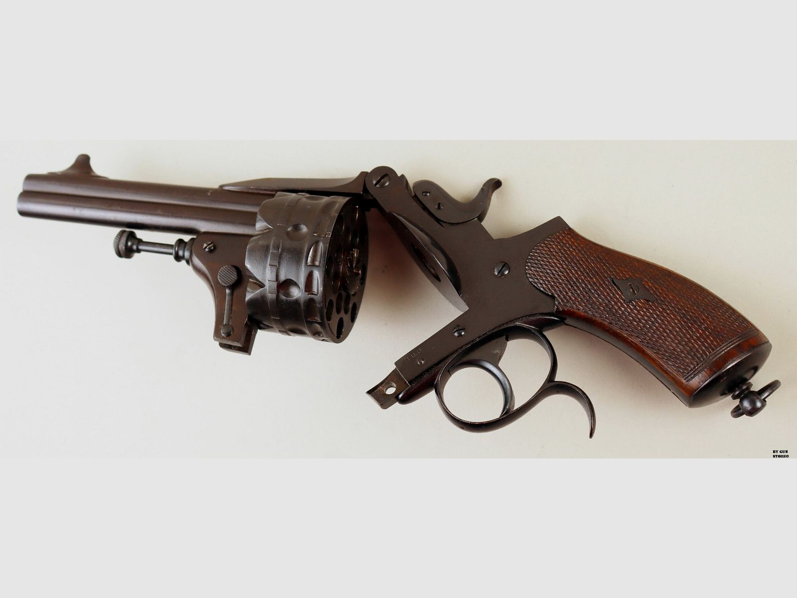 Revolver HDH Henrion, Dassy & Heuschen Liège cal. 7,65 mm n° 2, image 8 sur 10
