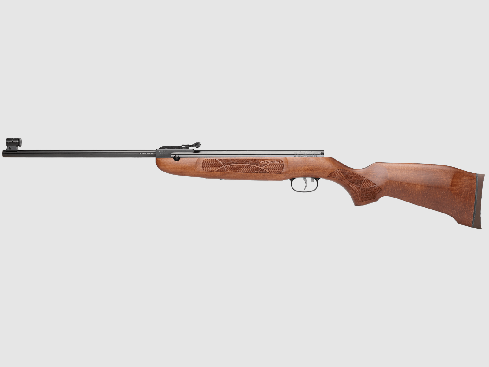 Persluchtgeweer Weihrauch HW30S 4.5mm met houten kolf, E 10 Joules, afbeelding 1 van 2