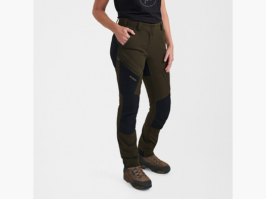 Pantalones Deerhunter Lady Northward Verde Corteza/Negro 48