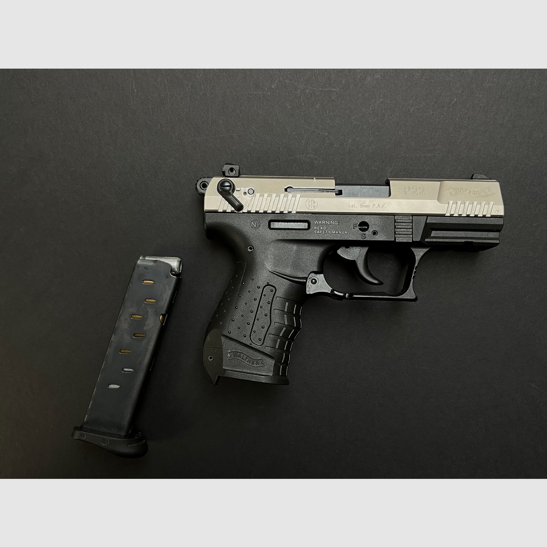 Walther P22 PAK mit Holster