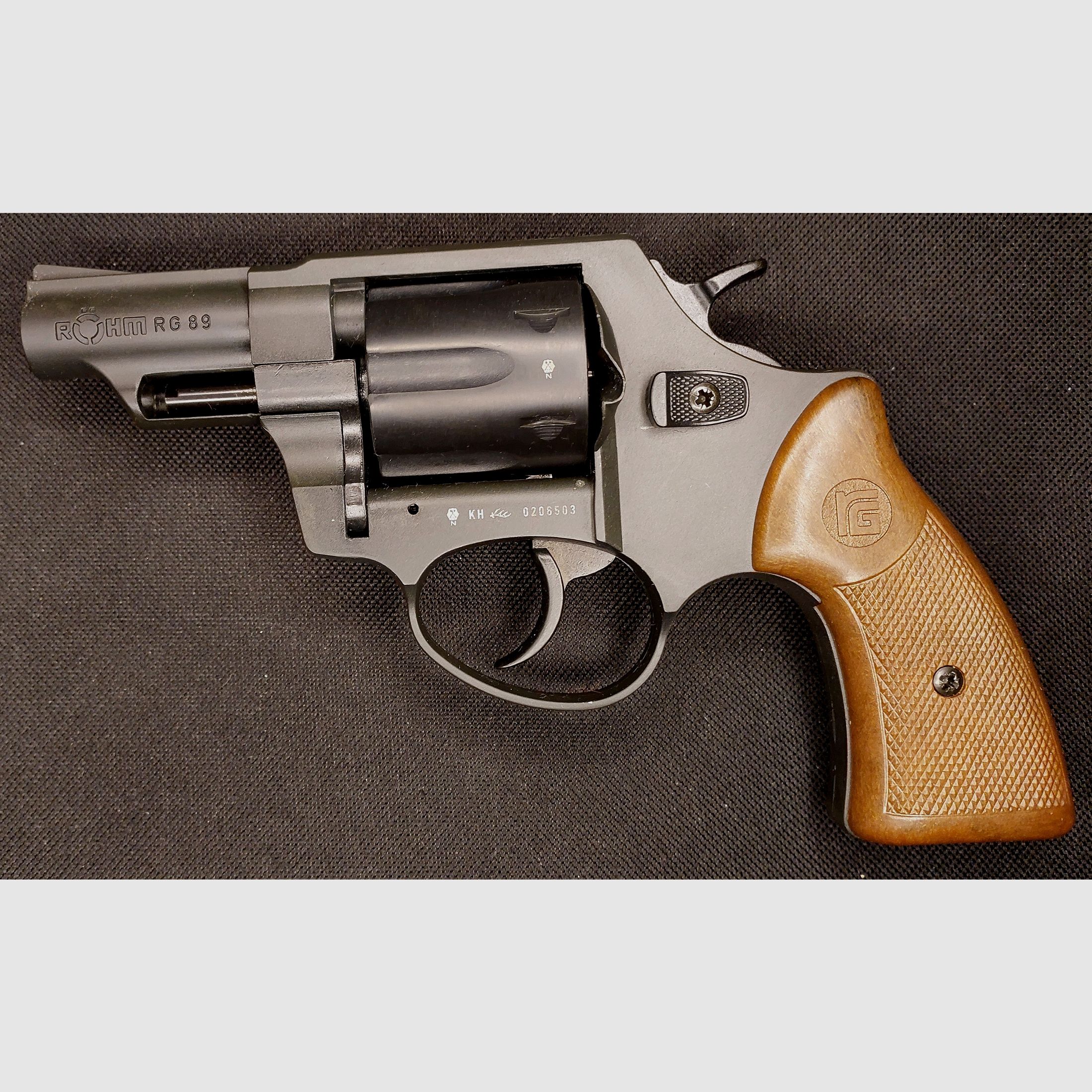 Röhm RG89 Schreckschuss Revolver brüniert (PTB 451)