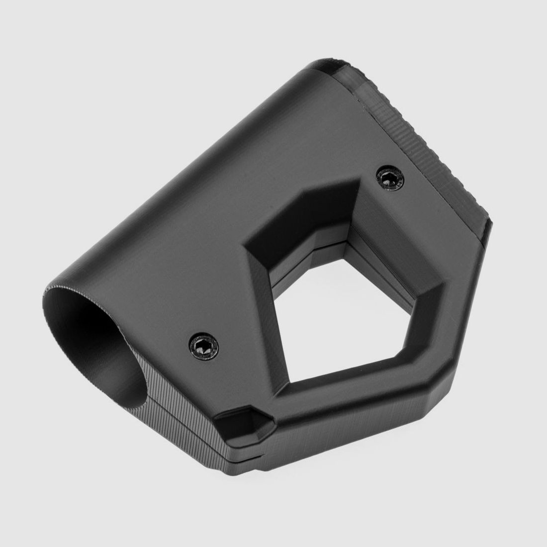 Shoulder stock | 0.16 (9ci) L bottle | BUTTSTOCK | BLACK | stylish design