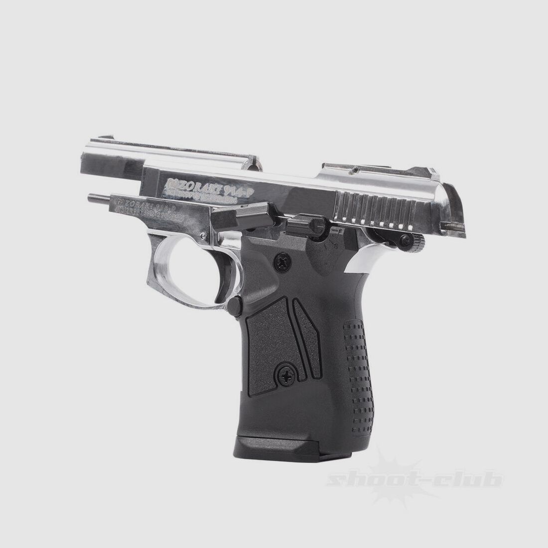 Zoraki 914-P Schreckschusspistole Chrom 9mm P.A.K., Bild 5 von 5