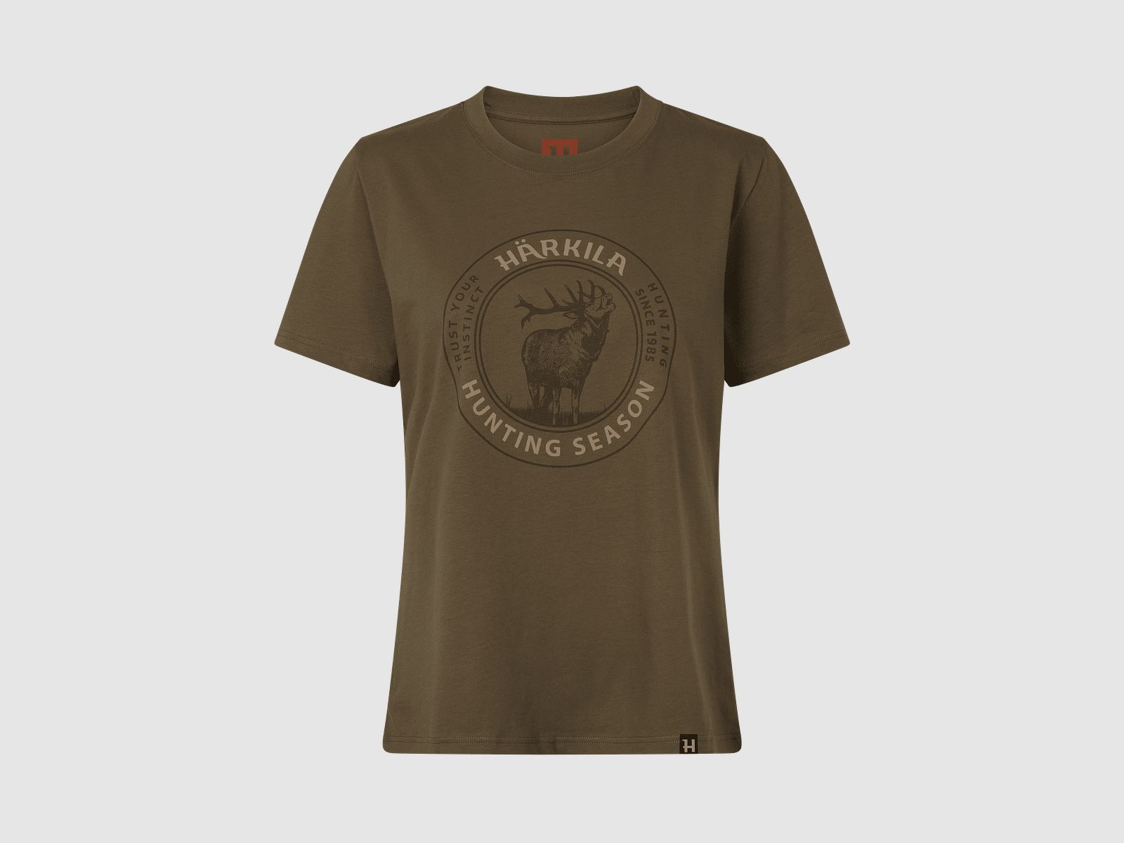 Härkila Stag Badge S/S T-shirt Kobieta Beech XXL