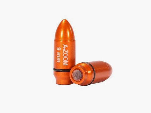 A-Zoom Strikercaps Pufferpatrone Alluminio anodizzato 9mm 2 pezzi