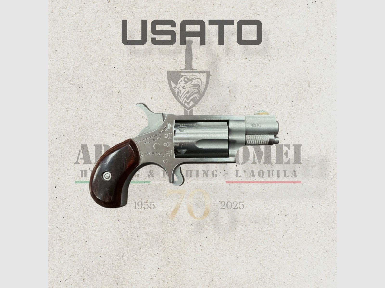 UTILISÉ – RÉVOLVER – NORTH AMERICAN NAA HOLSTER GRIP | 1.1/8″ | cal. 22LR, image 2 sur 4