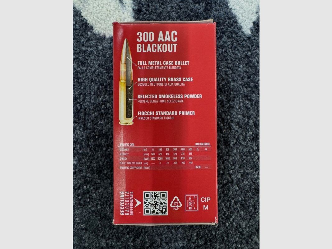 FIOCCHI 300 AAC Blackout FMC 147grs (x50), Bild 2 von 3