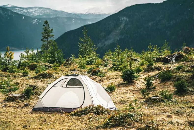 Robens BOULDER 2 blue two-person trekking tent, image 3 of 8