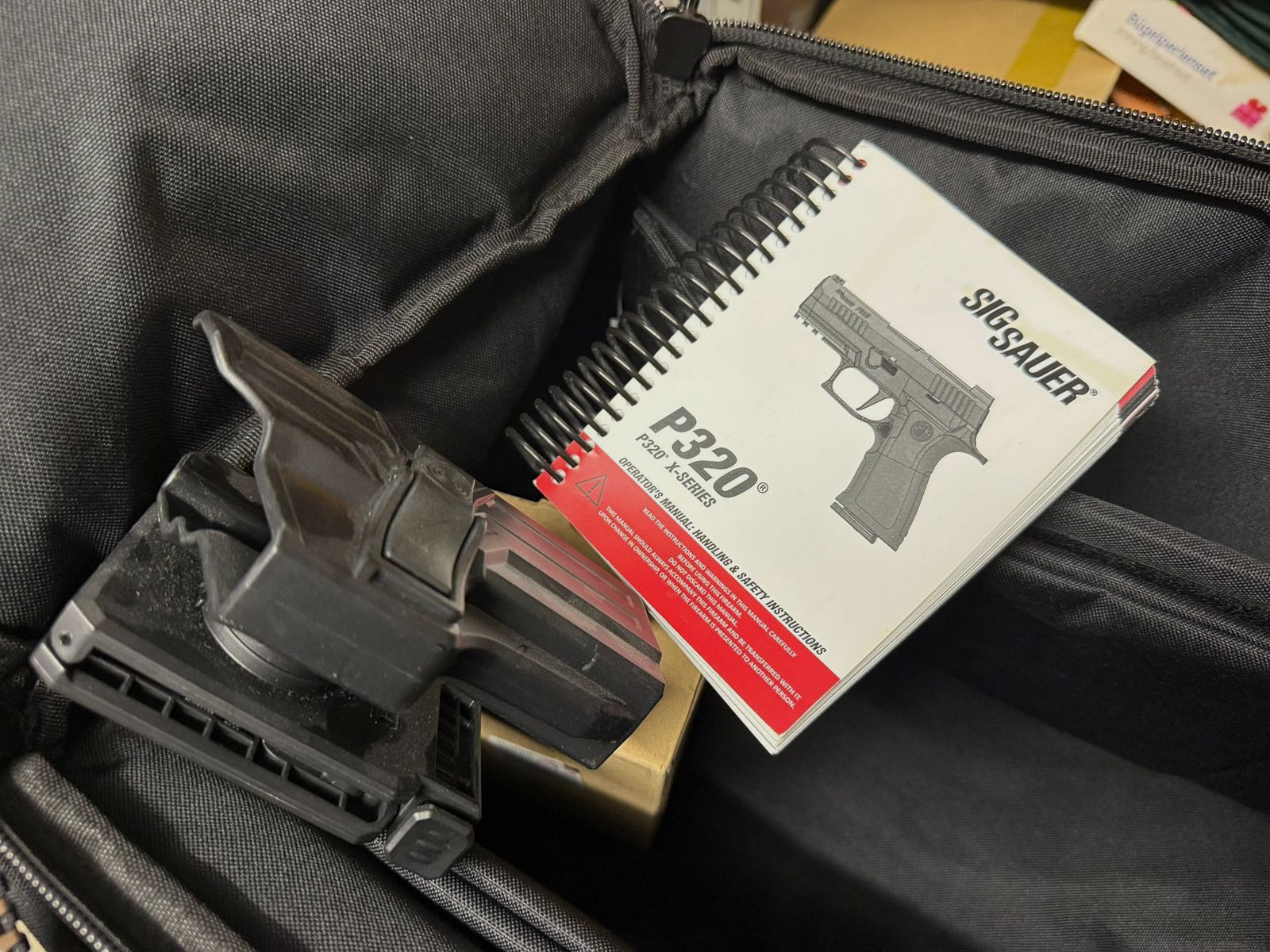 Sig Sauer P320 m17 Less than 200 shots including bag and case as well as holster