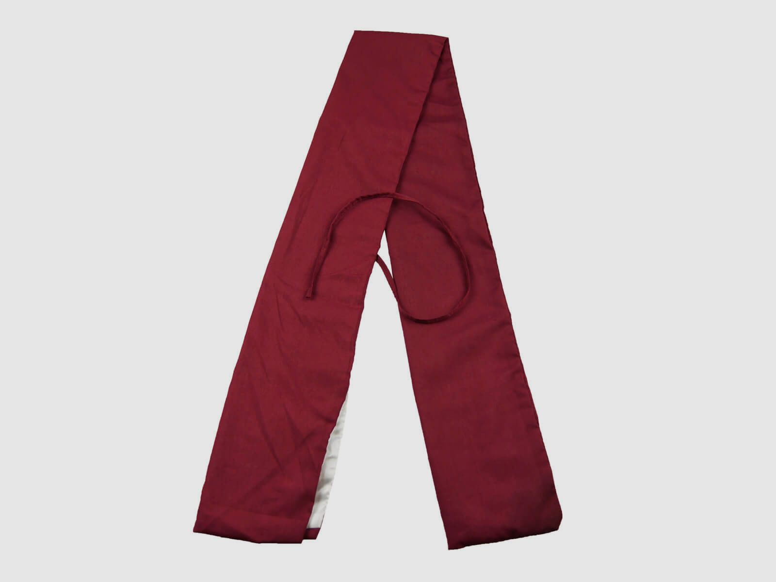 Schwertbeutel aus Stoff fr Wakizashi Weinrot