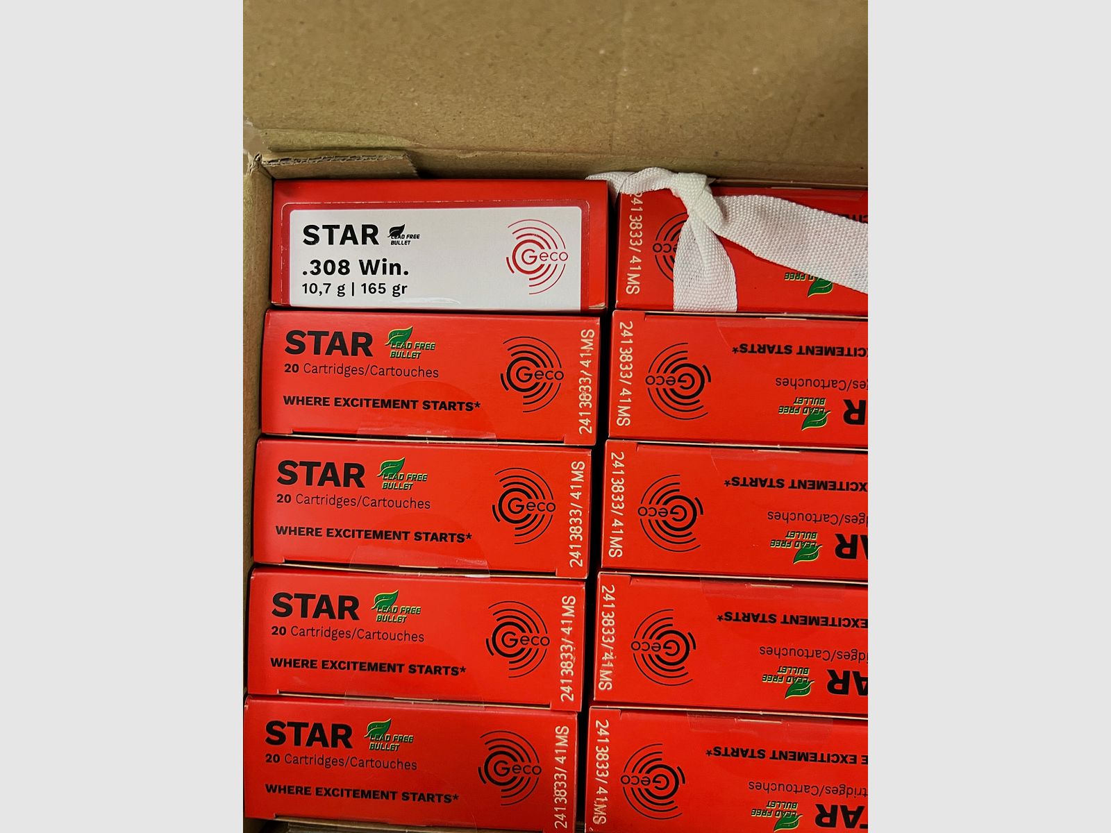 GECO Star .308 Win. Star 10,7g/165grs.